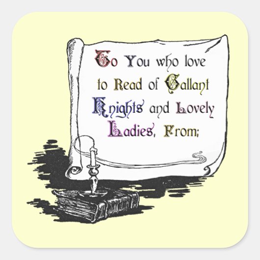 Sticker plaque de présentation vintage (Devant)