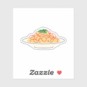 Sticker Plaque de Spaghetti (Feuille)