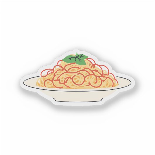 Sticker Plaque de Spaghetti (Devant)