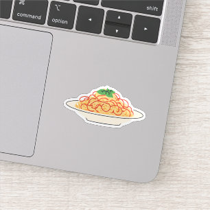 Sticker Plaque de Spaghetti