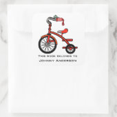 Sticker plaque de tricycle personnalisée (Sac)