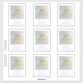 Sticker plaque de vélo de cirque (Feuille)