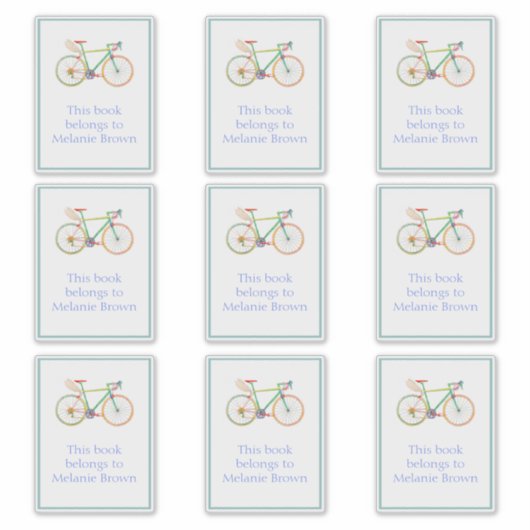 Sticker Plaque de vente de vélos Guardian (Devant)