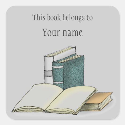 Sticker plaque personnalisée (Devant)