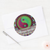Sticker plaque Yin Yang Colorama (Enveloppe)
