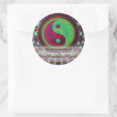 Sticker plaque Yin Yang Colorama (Sac)
