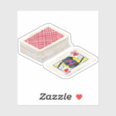 Sticker Plateau de jeu de cartes (Feuille)