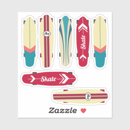 Sticker Platines vintages (Feuille)