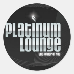 Sticker Platinum Lounge (noir)