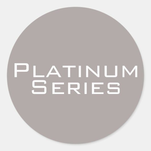 Sticker Platinum Series (Devant)