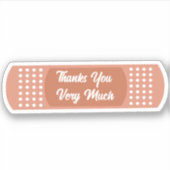 Sticker plâtre médical (Devant)