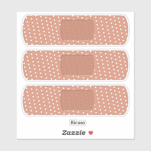 Sticker Plâtre Stick À Tranche Ouch (Feuille)