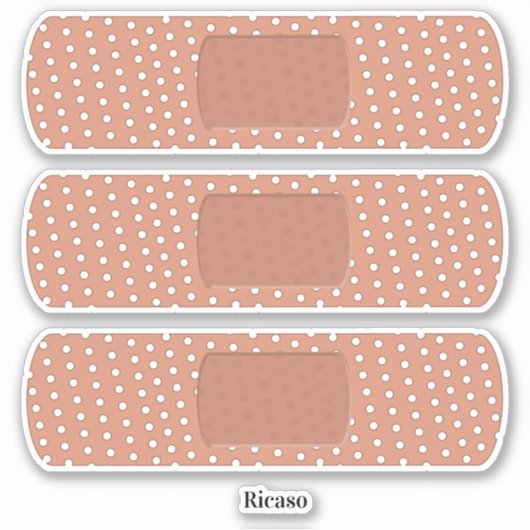 Sticker Plâtre Stick À Tranche Ouch (Devant)