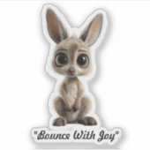 Sticker "Playful Roo Friend" (Devant)
