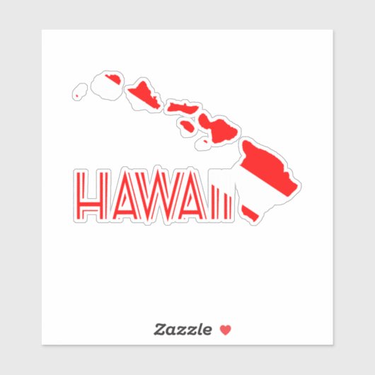 Sticker Plongée en SCUBA Hawaii (Feuille)