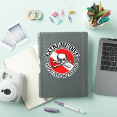 Sticker Plongée extrême (crâne) (Couverture iPad)