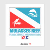 Sticker Plongée Molasses Reef (²) (Feuille)