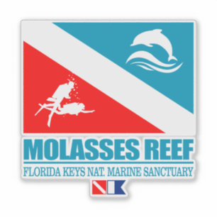 Sticker Plongée Molasses Reef (sq)