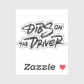 Sticker plongeons sur le conducteur (Feuille)