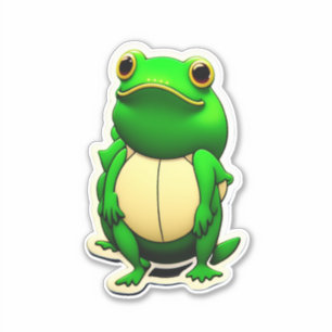 Sticker Plongez dans le monde de la grenouille avec notre 