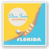 Sticker Plongez Dans Le Soleil | Floride (Devant)