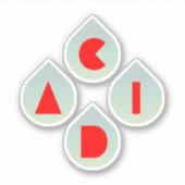 Sticker Pluie acide (Devant)