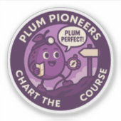 Sticker Plum Perfect Explorer Navigation (Devant)