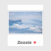 Sticker Plume Émanant Du Volcan Kliuchevskoi. (Feuille)