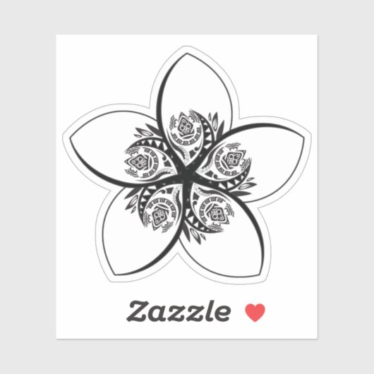 Sticker plumérie (Feuille)