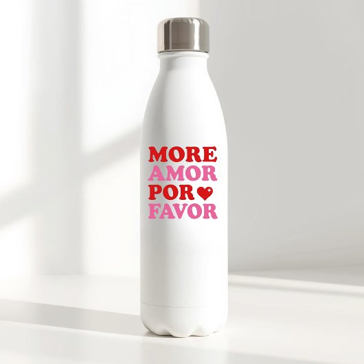 Sticker Plus d'Amour S'il Vous Plaît Citation d'Amour