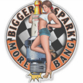 Sticker Plus de bang (Devant)