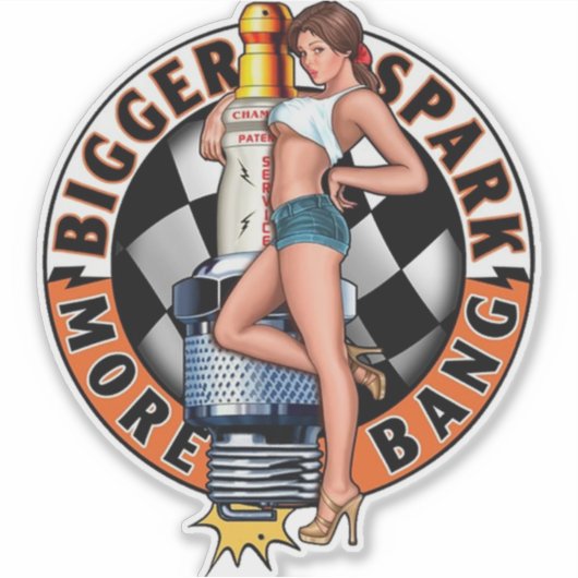 Sticker Plus de bang (Devant)