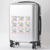 Sticker Plus de superpuissances neurodivergeantes (Sur valise)