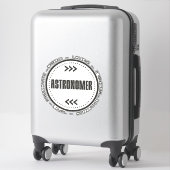 Sticker Plus grand astronome (Sur valise)