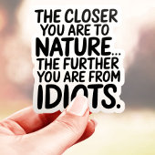 Sticker Plus proche de la nature