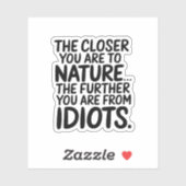 Sticker Plus proche de la nature (Feuille)