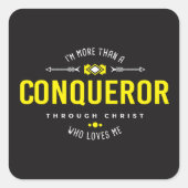 Sticker "Plus qu'un conquérant" (Devant)