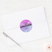 Sticker "Plus qu'un conquérant" (Enveloppe)