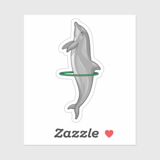 Sticker Pneus Dolphin Fitness Sports (Feuille)