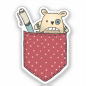 Sticker Poche de mange-souci (Recto)