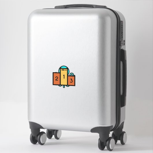 Sticker podium (Sur valise)