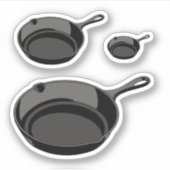 Sticker poêle à fonte (Devant)