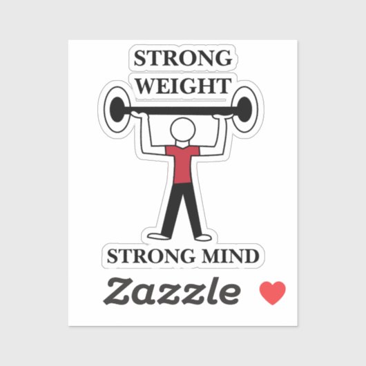 Sticker Poids Barbell Fitness Gym (Feuille)