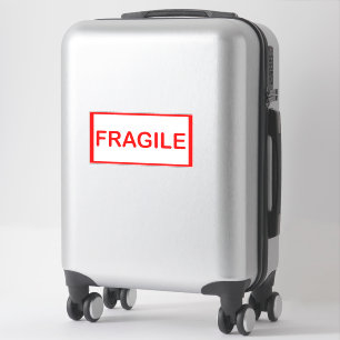 Sticker Poignée fragile avec soin
