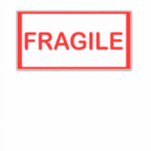 Sticker Poignée fragile avec soin (Devant)