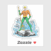 Sticker Poignées Aquaman avec Pitchfork (Feuille)