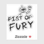 Sticker Poing De Furie (Feuille)