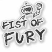 Sticker Poing De Furie (Devant)