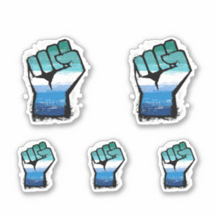 Sticker Poing de protestation gay masculin