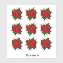Poinsettia en vitrail